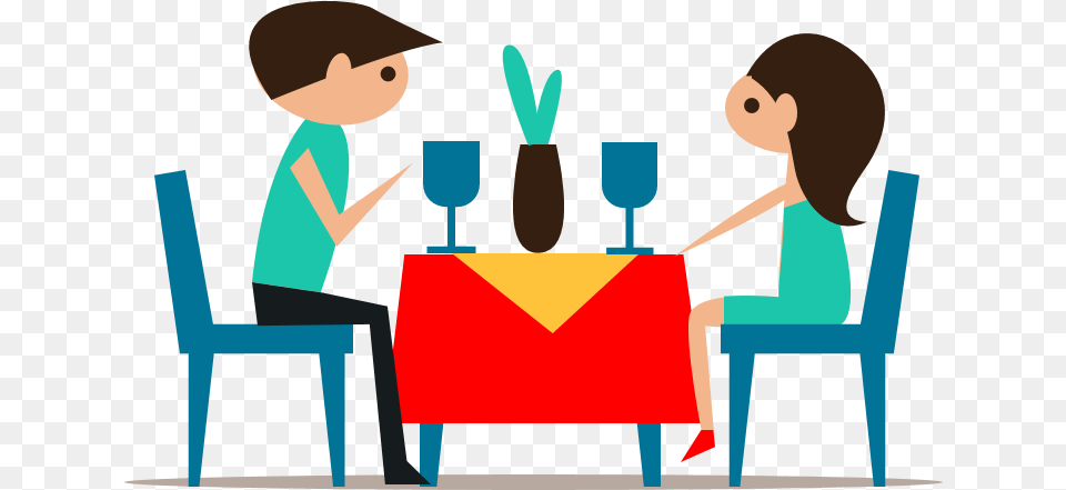 Table Dinner Cartoon Dinner Cartoon, People, Conversation, Reading, Person Png Image