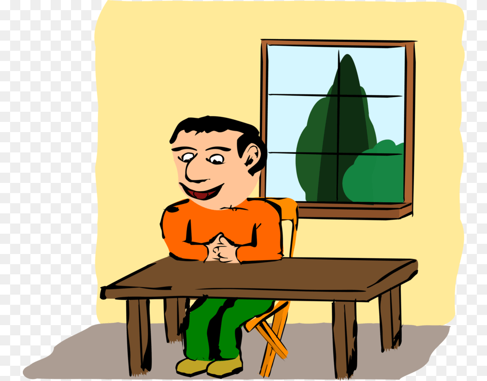 Table Furniture Chair Kitchen Sitting, Portrait, Photography, Person, Face Free Transparent Png