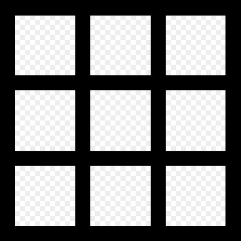 Table Grid Of Nine Squares Icon Download, Cross, Symbol Free Png