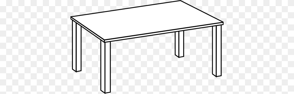 Table Line Art Vector Clip Art, Coffee Table, Dining Table, Furniture, Desk Png Image