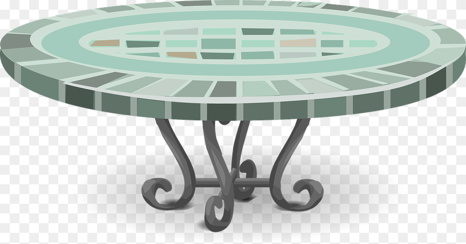 Table Patio Mosaic Home Furniture House Summer Transparent Background Tables Clipart, Coffee Table, Tabletop, Dining Table Png Image