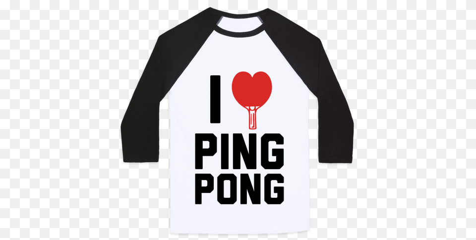 Table Ping Pong Baseball Tees Lookhuman, Clothing, Long Sleeve, Shirt, Sleeve Png Image