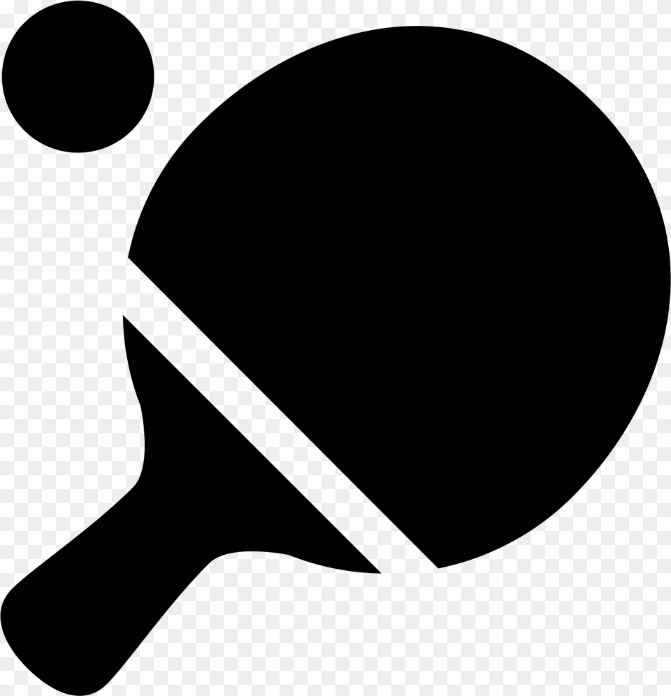 Table Tennis Icon Ping Pong Icon, Gray Free Transparent Png