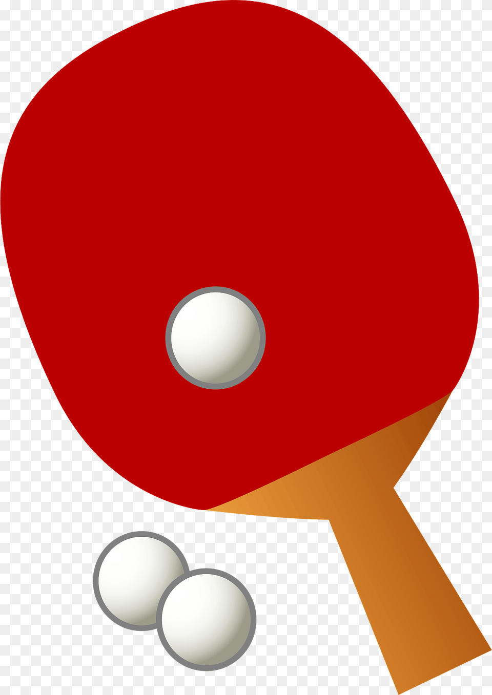 Table Tennis Paddle And Balls Clipart, Racket Free Png Download