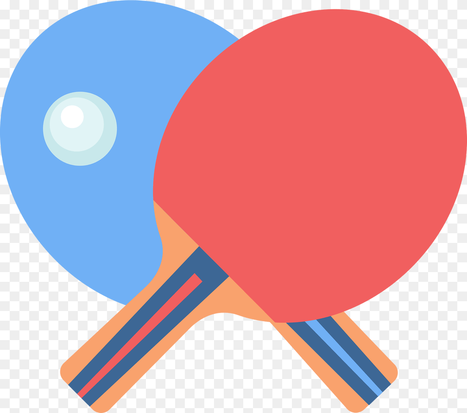 Table Tennis Racket And Ball Clipart, Sport, Tennis Racket Png Image