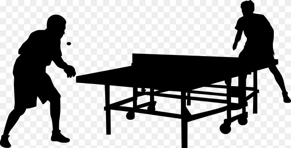 Table Tennis Transparent, Gray Png Image