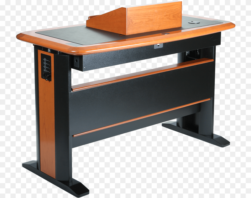 Table Top Lectern Caretta Workspace End Table, Desk, Furniture, Computer, Electronics Png Image