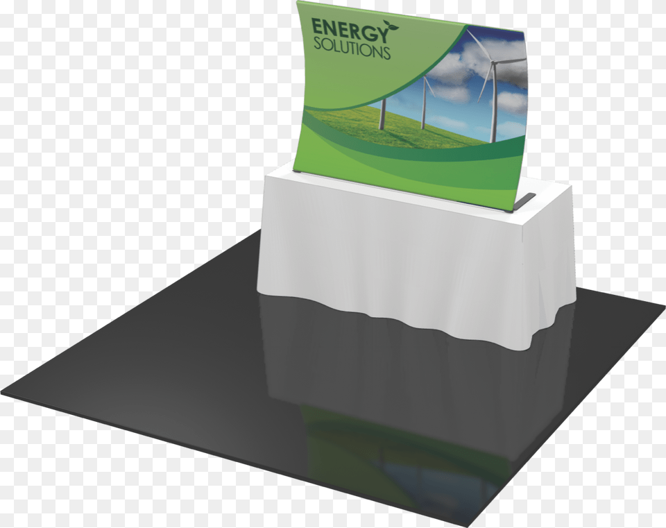 Table Top Wave Shape Design 1 Trade Show Display Trade Show Table Top Displays, Advertisement, Poster, Text Free Transparent Png