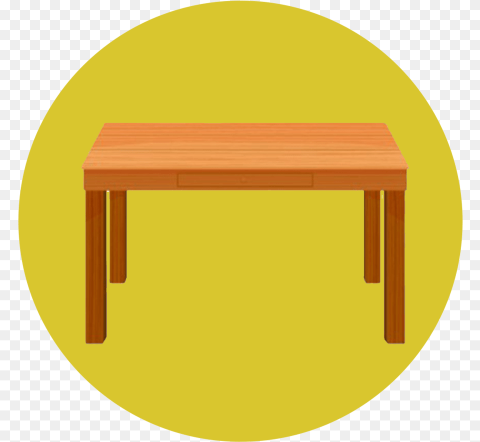 Table Yellow Bench, Coffee Table, Desk, Dining Table, Furniture Png Image