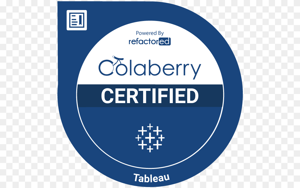 Tableau Certification Circle, Logo, Disk, Computer Hardware, Electronics Png Image