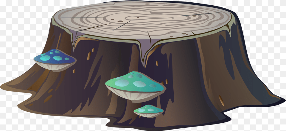 Tablefurnitureanimated Cartoon, Plant, Tree, Tree Stump, Hot Tub Free Transparent Png