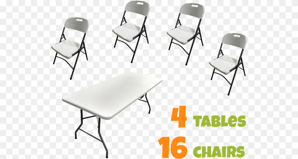 Tables And 16 Chairs Folding Chair, Canvas, Furniture Png Image