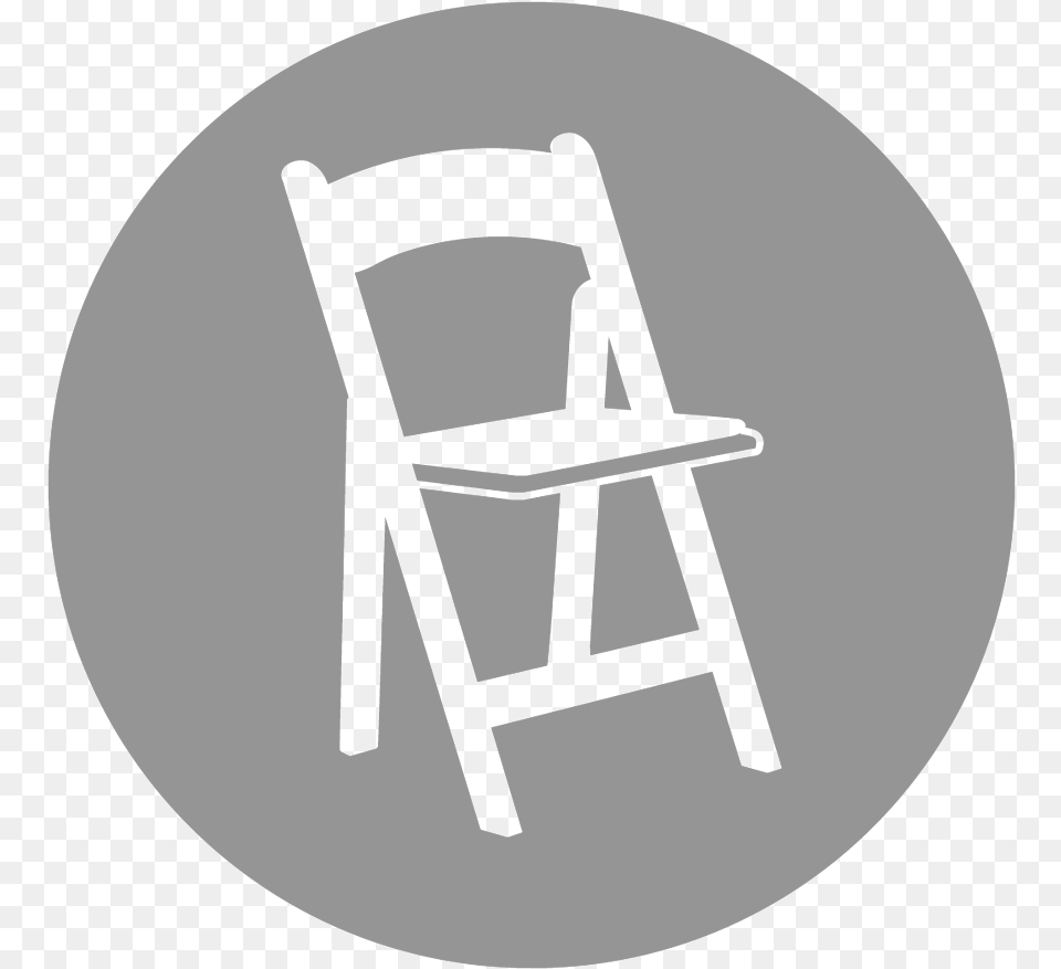 Tables And Chairs Web Icons Folding Resin White W White Padded Seat, Chair, Furniture Free Transparent Png