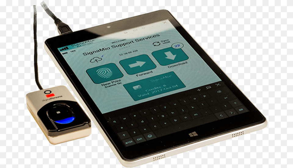 Tablet And Fingerprint Scanner Package Tablet Computer, Electronics, Mobile Phone, Phone Png