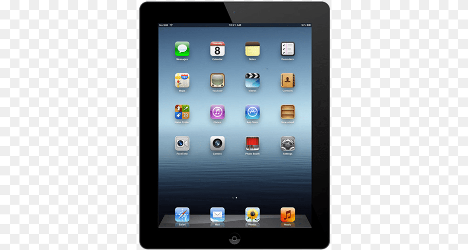 Tablet Apple Ipad 3rd Generation Wi Fi 4g 16 Gb Black, Computer, Electronics, Tablet Computer, Electrical Device Png