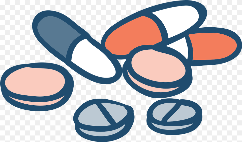 Tablet Clipart Oral Medication Transparent Background Pills Clipart, Pill, Animal, Fish, Sea Life Free Png