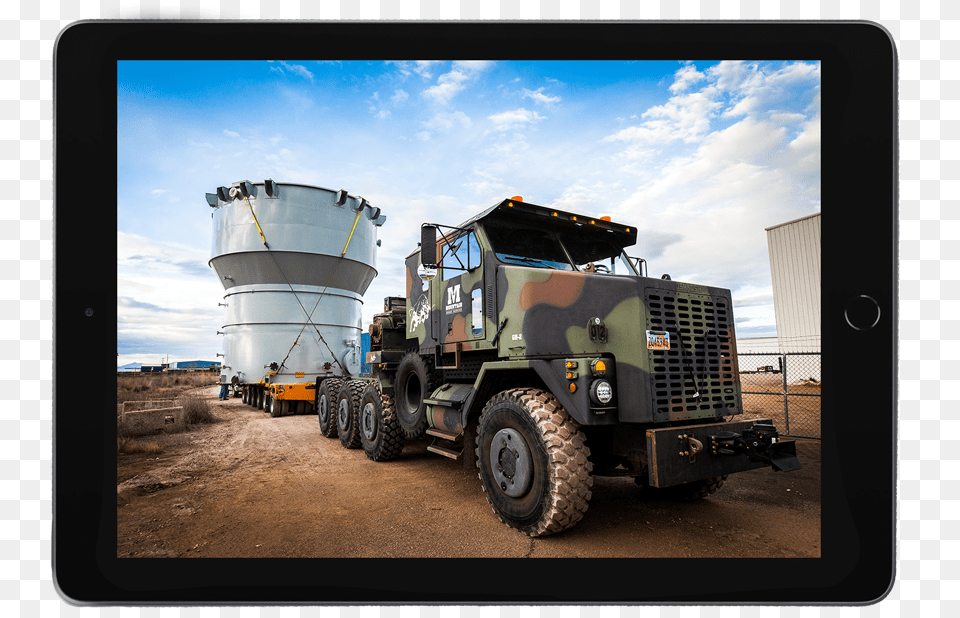 Tablet Computer, Machine, Transportation, Truck, Vehicle Free Png Download