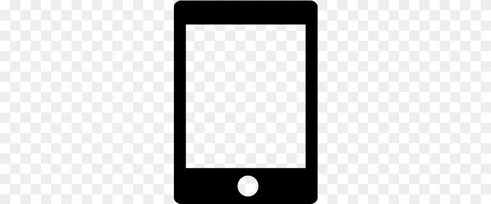 Tablet Icon Vector Mobile Phone Black And White, Gray Free Png Download