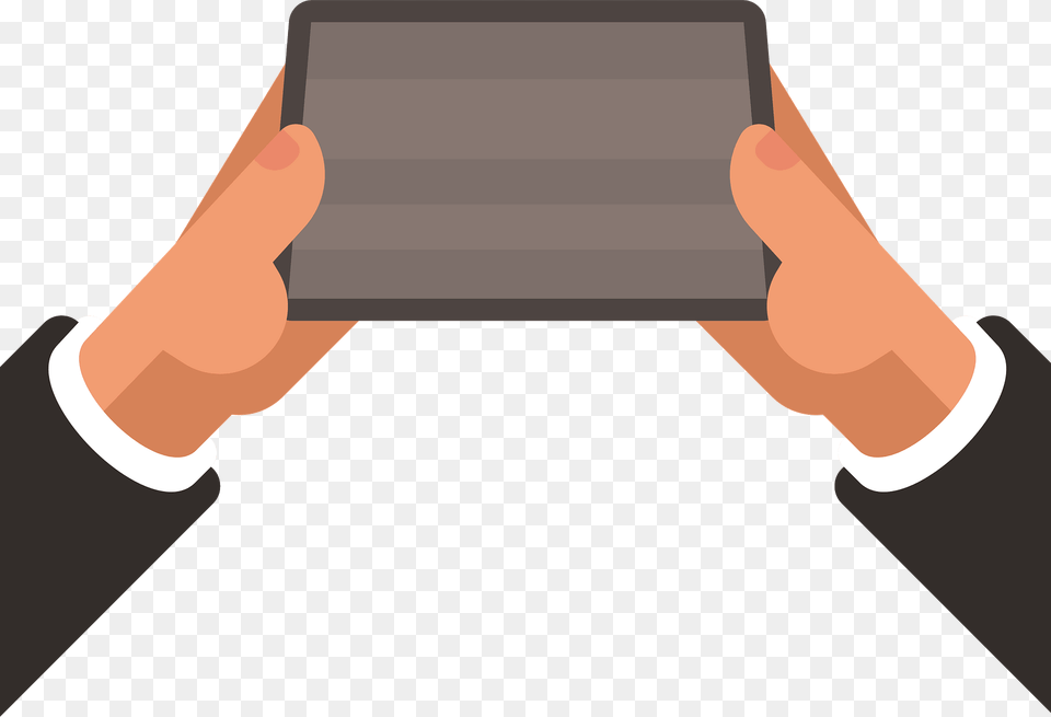Tablet In Hands Clipart, Computer, Electronics, Tablet Computer, Person Free Png Download