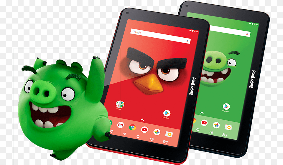 Tablet Level Up Angry Birds 7 Pulgadas Tablet Angry Birds, Computer, Electronics, Tablet Computer, Phone Free Png