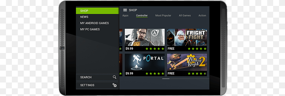 Tablet Nvidia Shield 2017, Adult, Person, Man, Male Free Transparent Png