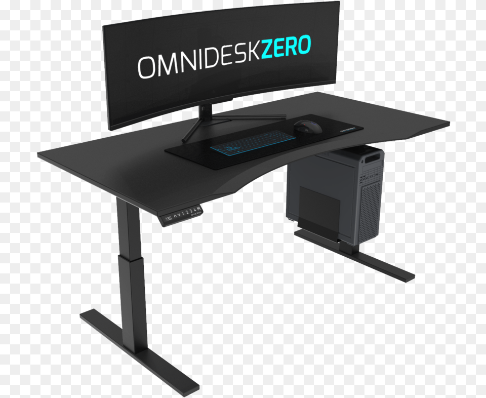 Tabletop Wireless Charger Omnidesk, Table, Furniture, Desk, Electronics Free Png Download