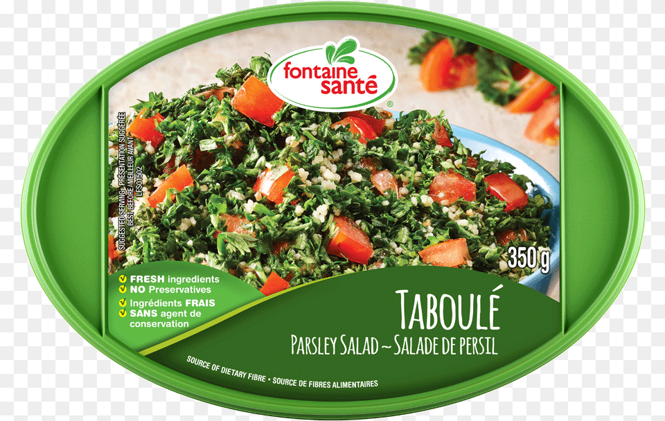 Taboul Parsley Salad Taboul Fontaine Sant, Food, Meal, Lunch, Vegetable Free Png