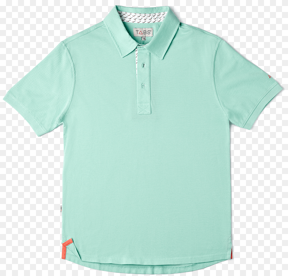Tabs Mens Lagoon Green Poloclass Polo Shirt Tab, Clothing, T-shirt, Sleeve Free Transparent Png