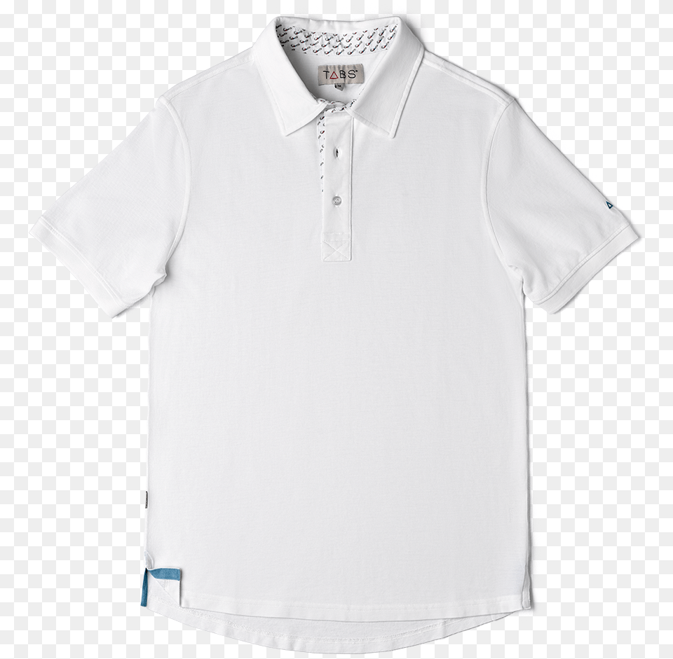 Tabs Mens Roof White Polo, Clothing, Shirt, T-shirt, Sleeve Png Image