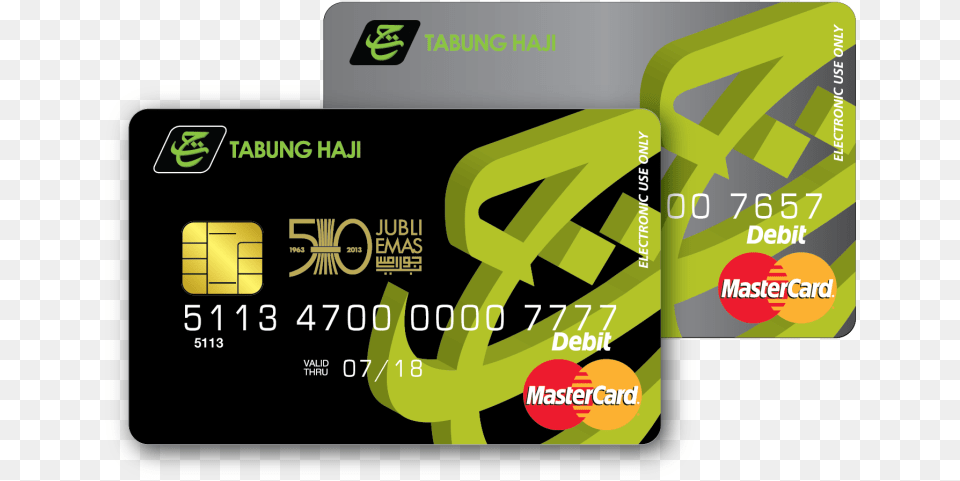 Tabung Haji Atm Card, Text, Credit Card Png Image