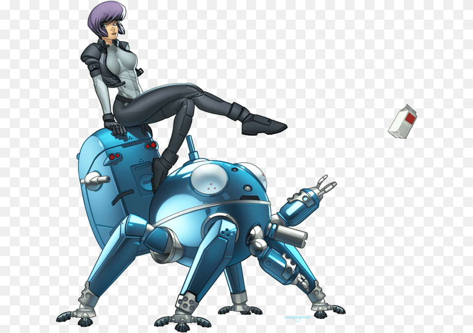 Tachikoma Batou Motoko Kusanagi Technology Robot Machine Motoko Kusanagi Tachikoma, Adult, Female, Person, Woman Free Png