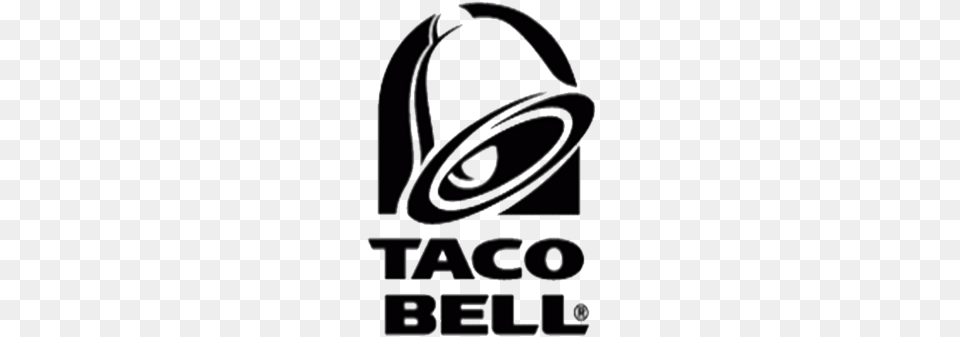 Taco Bell Black And White Clip Art Royalty Taco Bell, Clothing, Hardhat, Helmet, Smoke Pipe Free Png