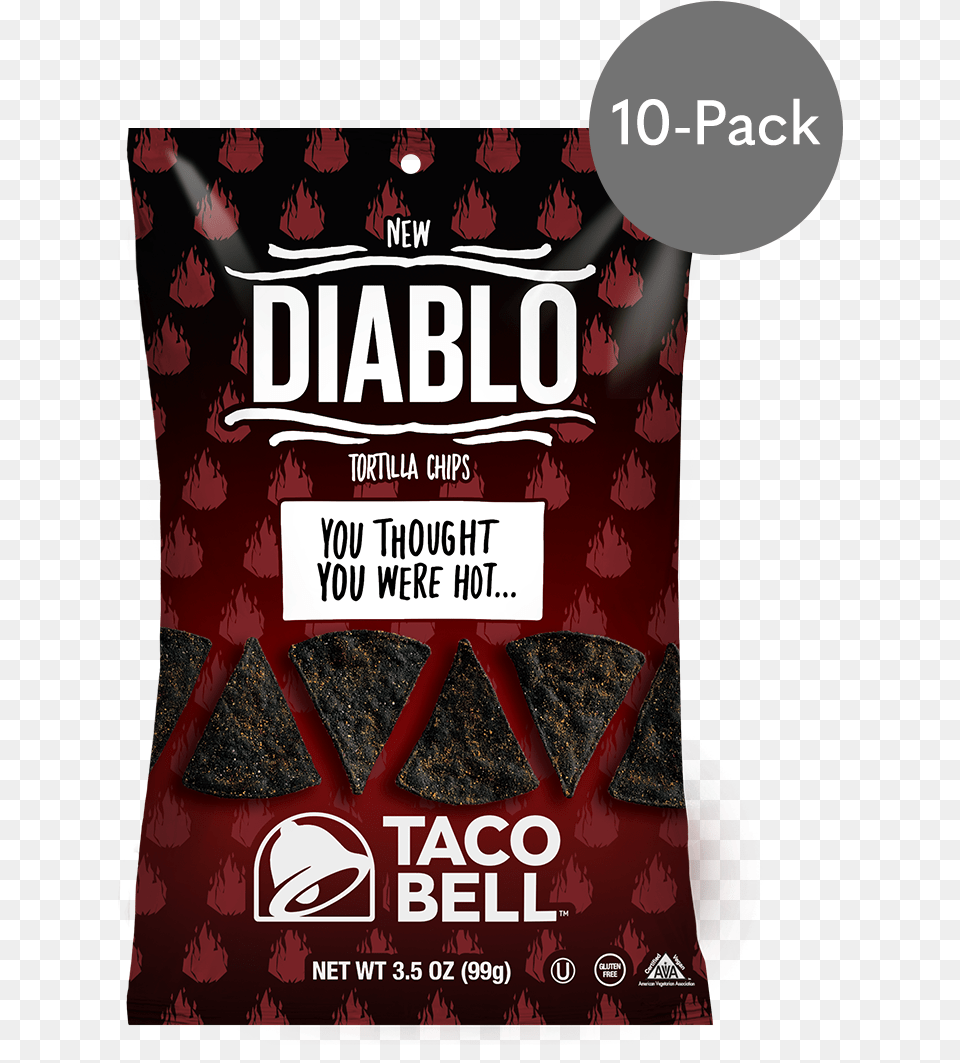 Taco Bell Diablo, Advertisement, Poster, Food, Sweets Free Png Download