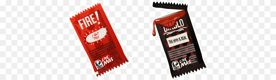 Taco Bell Fire And Diablo Sauces Cursor Diablo Sauce Taco Bell, Food, Ketchup, Dynamite, Weapon Png