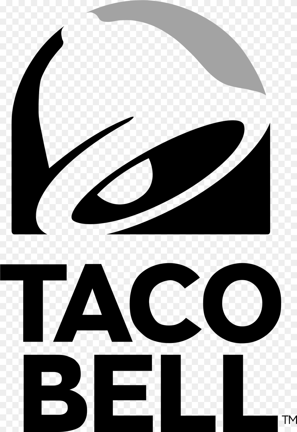 Taco Bell Logo Black And White Poster, Nature, Night, Outdoors, Astronomy Free Png Download