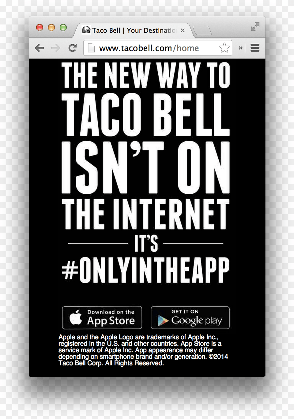 Taco Bell Poster App Taco Bell Poster App, Advertisement Free Transparent Png