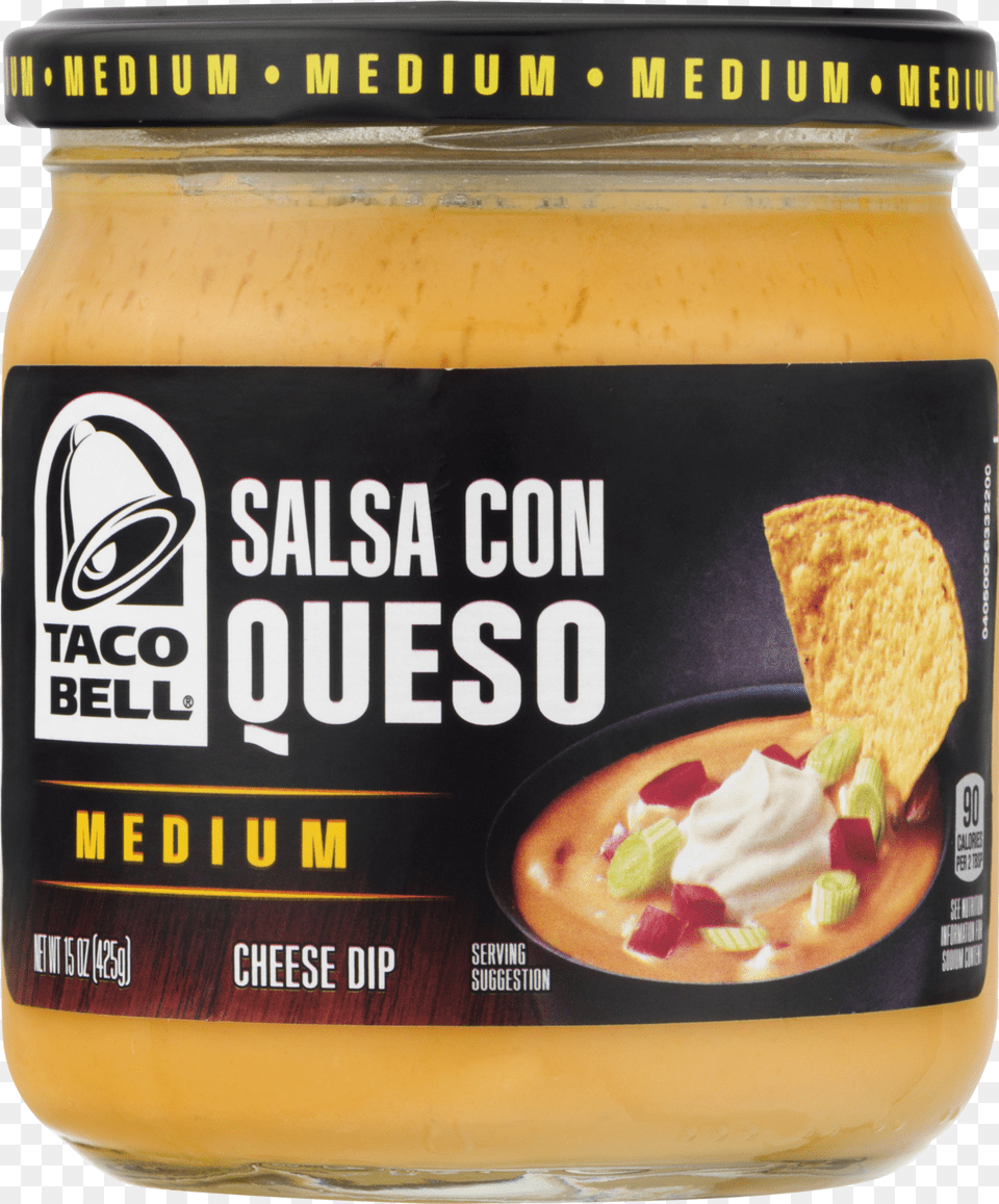 Taco Bell Salsa Con Queso Medium, Food, Bread, Can, Tin Png