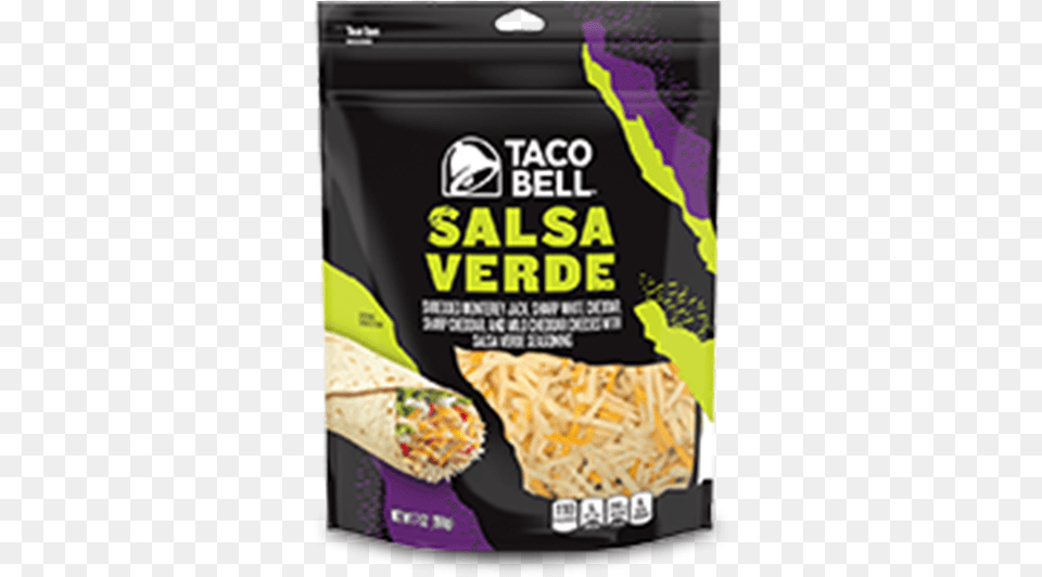 Taco Bell Shredded Cheese, Food, Lunch, Meal, Sandwich Wrap Free Png Download