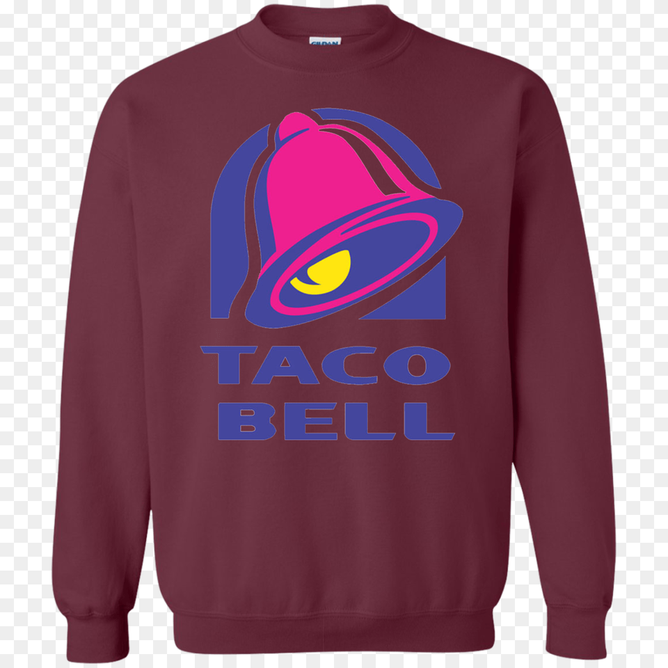 Taco Bell Sweater, Clothing, Hoodie, Knitwear, Long Sleeve Free Png Download