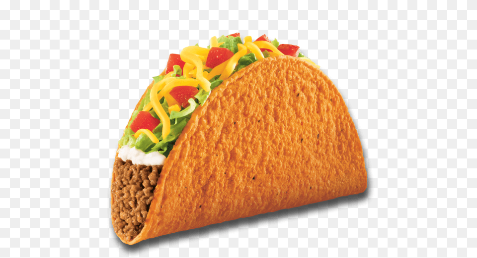 Taco Bell Transparent Background Taco, Food, Bread Png