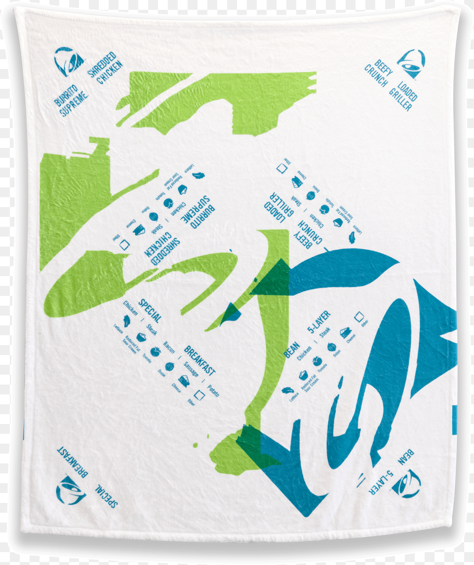 Taco Bell Wrapper Blanket Png Image