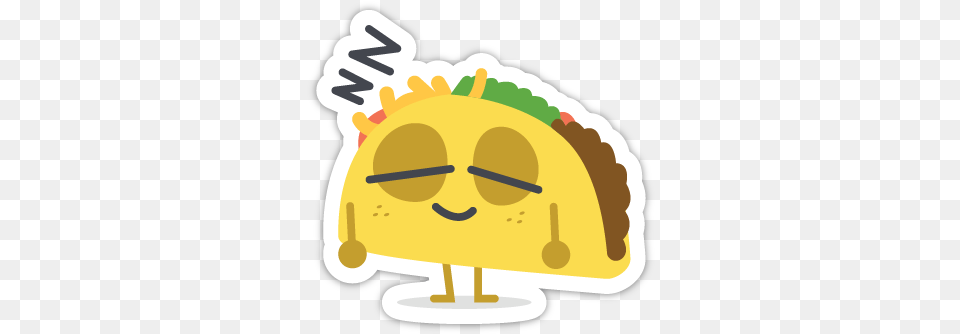 Taco Bout It Messages Sticker 3 Little Taco Cartoon, Clothing, Hardhat, Helmet, Food Free Transparent Png