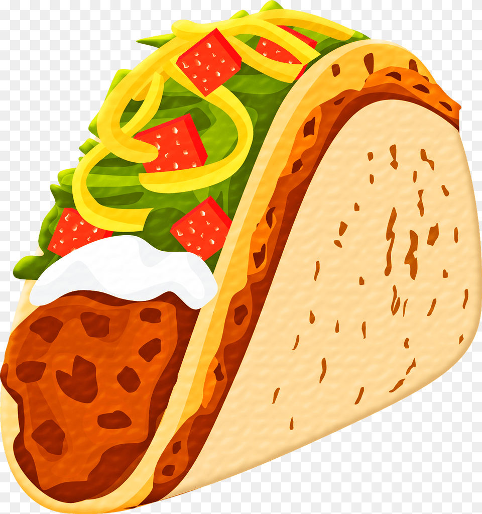 Taco Clipart, Food, Birthday Cake, Cake, Cream Png