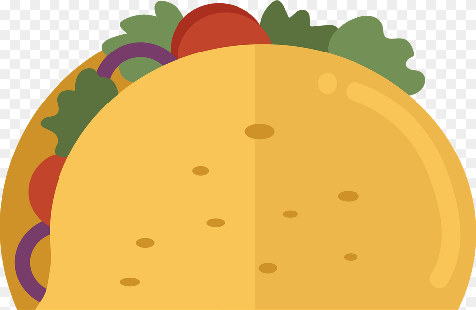 Taco Clipart, Bread, Food Png Image