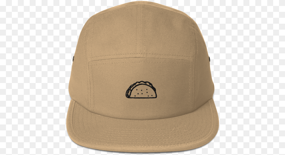 Taco Icon 5 Panel Hat Hat, Baseball Cap, Cap, Clothing, Khaki Free Transparent Png