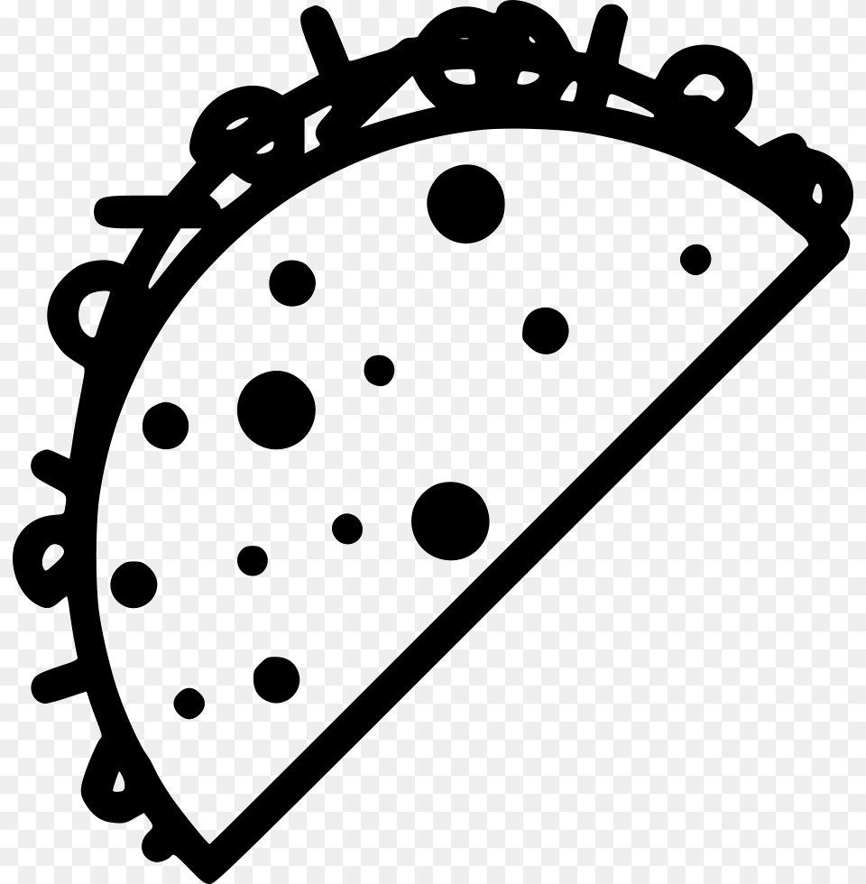 Taco Icon Black And White, Nature, Outdoors, Snow, Snowman Free Transparent Png