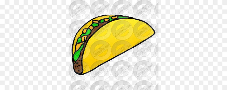 Taco Picture For Classroom Therapy Use Taco, Clothing, Hat, Cap, Food Free Png Download