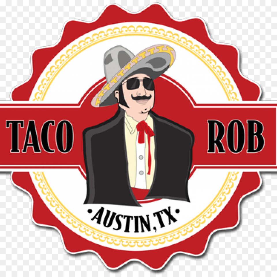 Taco Rob, Logo, Adult, Man, Male Png Image