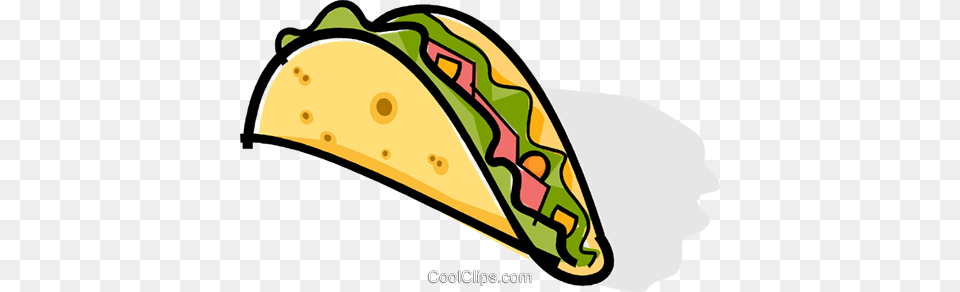 Taco Royalty Vector Clip Art Illustration, Food, Bow, Weapon Free Transparent Png