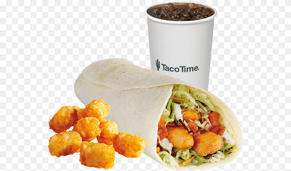 Taco Time Fish Soft Taco, Food, Cup, Disposable Cup, Sandwich Png